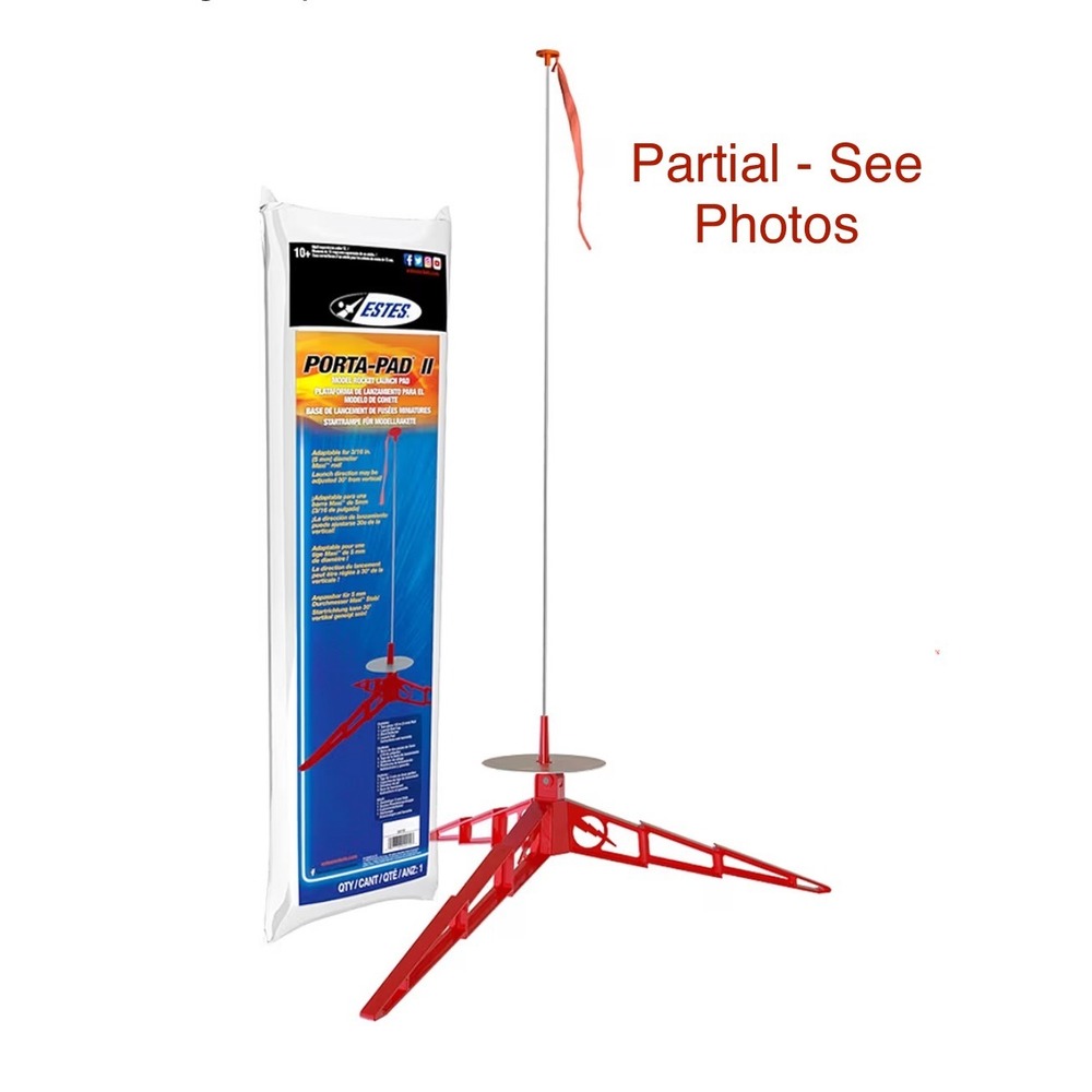 Estes Porta-Pad II Model Rocket Launch Pad & Electron Beam Controller Partial